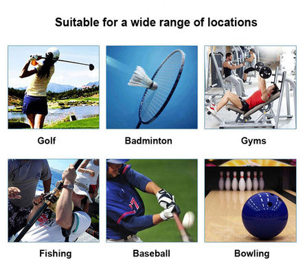 Couvertures pratiques flexibles de doigt de silicone, protecteurs multicolores de doigt de golf