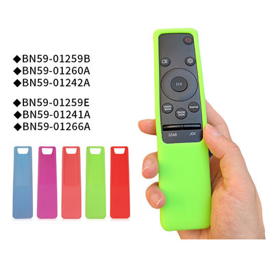 Caisse protectrice de silicone mou coloré antipoussière pour Samsung TV futée BN59 à télécommande