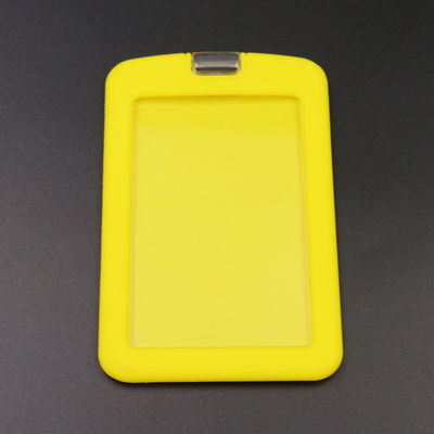 Porte-carte d'identité en silicone durable multicolore imperméable à l'eau