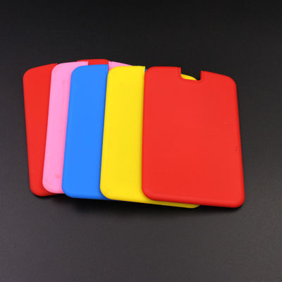 Porte-carte d'identité en silicone durable multicolore imperméable à l'eau