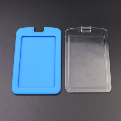 Porte-carte d'identité en silicone durable multicolore imperméable à l'eau