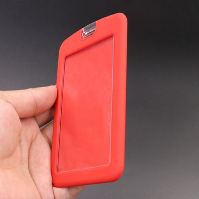 Porte-carte d'identité en silicone durable multicolore imperméable à l'eau
