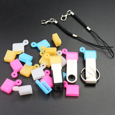 Poids léger inoffensif de dispositifs de couverture de silicone d'USB antipoussière