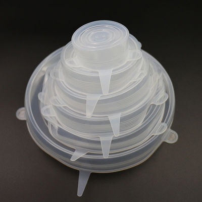 Couvertures protectrices réutilisables de silicone de bout droit inodores pour la nourriture