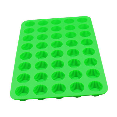 Moule à gâteau en silicone réutilisable résistant à la chaleur 40 cavités antiadhésives