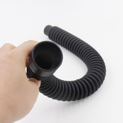 Tuyau d'arrosage en silicone noir durable pratique non toxique à usages multiples