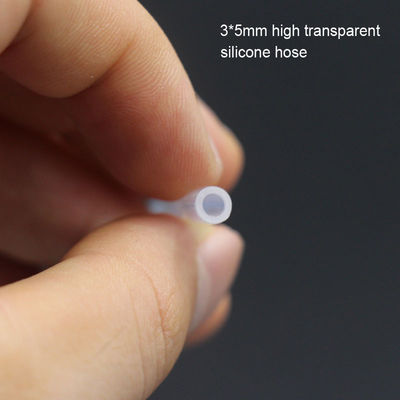 Poids léger blanc inoffensif médical de tube de tuyau de silicone vigoureux