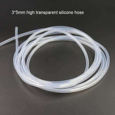 Tuyau transparent inodore de silicone 2x4mm 3x5mm 5x7mm expansibles