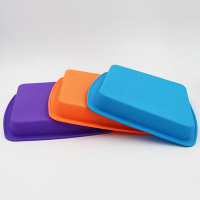 Forme carrée pratique de ménage de BPA de silicone de moule libre de gâteau