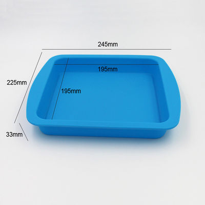 Forme carrée pratique de ménage de BPA de silicone de moule libre de gâteau
