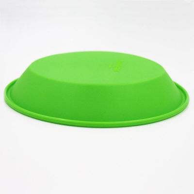 Résistant à la chaleur non toxique de casserole ronde de moule de gâteau de silicone de catégorie comestible