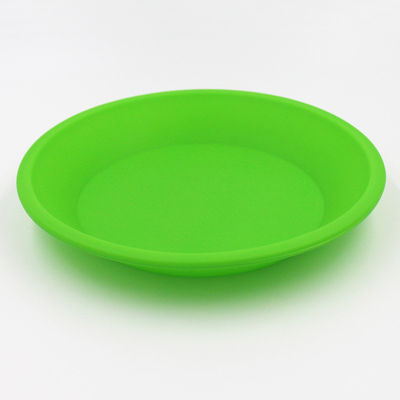 Résistant à la chaleur non toxique de casserole ronde de moule de gâteau de silicone de catégorie comestible
