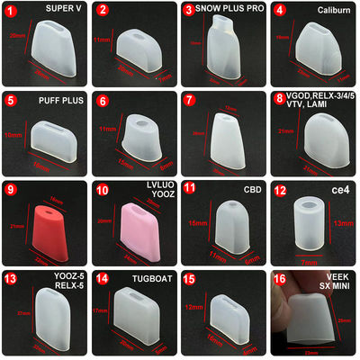 Astuces inodores jetables d'égouttement de silicone, couverture en caoutchouc d'embouchure de Multiscene