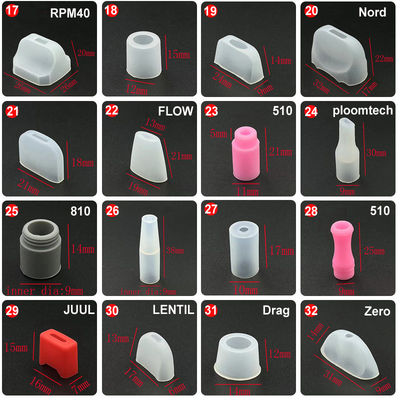 Astuces inodores jetables d'égouttement de silicone, couverture en caoutchouc d'embouchure de Multiscene