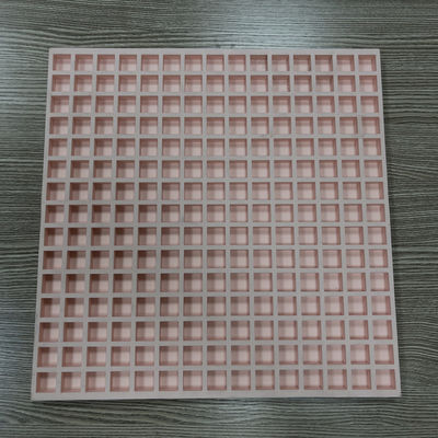 Moule carré portatif de sucrerie de silicone 225 cavités pour le caramel gommeux mâche