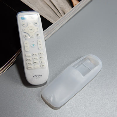 Dispositifs de couverture à télécommande de silicone transparent pour KONKA TV