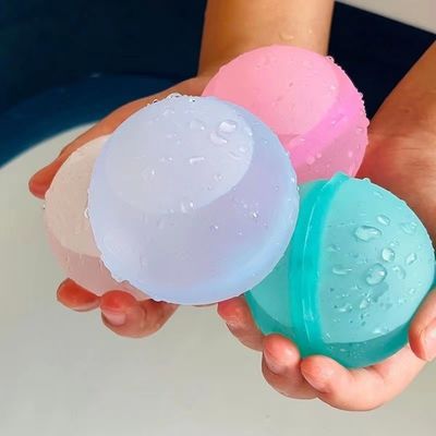 Ballons réutilisables de boules de bombe de l'eau de silicone pour des jeux de l'eau de plage de piscine d'enfants