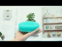 Épurateur mol de corps de brosse de corps de brosse de douche de silicone de catégorie comestible pour le bébé de femmes des hommes